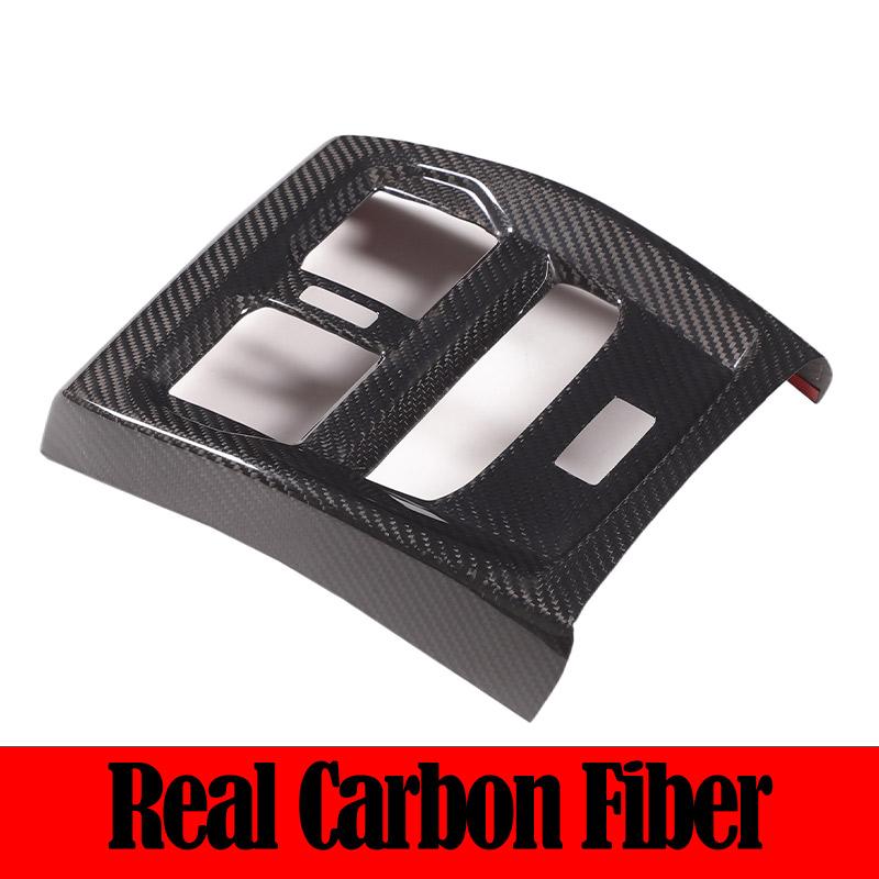 Real Carbon Fibre For BMW 4 Series M3 M4 2020-2026 Car Armrest Box Rear Air Conditioning Air Outlet Frame Cover Trim Accessories