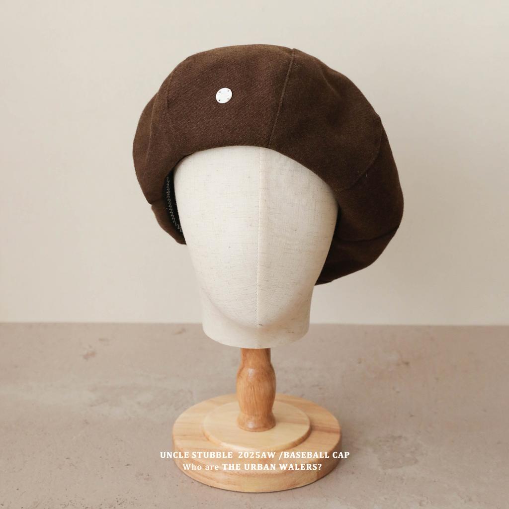 Korean Style Woolen Beret for Girls  Large Version To Show Face Versatile Pumpkin Hat Retro Literary and Artistic Temperament Painter Hat