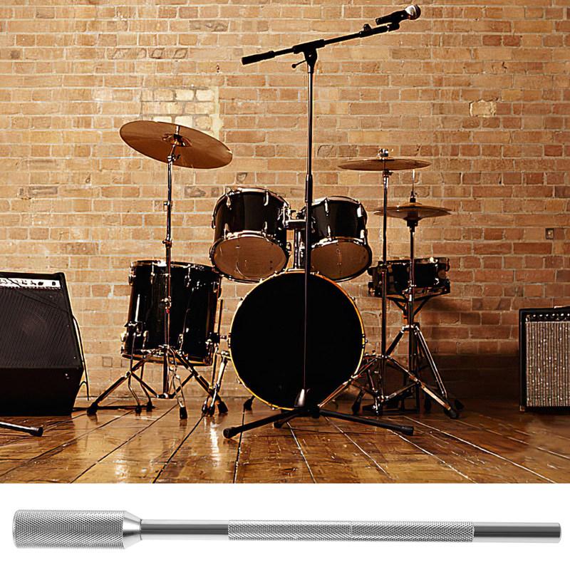 Professional Double-Headed Cowbell Extension Rod Metal Drum Hardware for Percussion Mounting Cowbell Holder Rod Drum Set