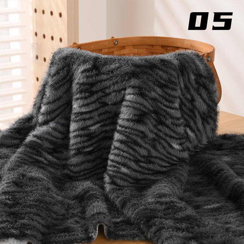 50*160cm Imitation Mink Fur Fabric High-grade Printing Plush Fur Fabric For DIY Sewing Garment Doll Clothes Carpets Photo Props