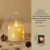Simulated LED Bullet Candle String Lights - Decorative Acrylic Atmosphere Lights