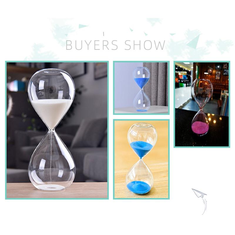 Timer a clessidra da 5 minuti Strumento di gestione del tempo Ornamenti a clessidra in vetro con personalità creativa Migliora la produttività Ottieni