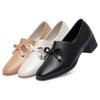 Fashion AIYUQI Dress Shoes Women Genuine Leather 2025 Fall New Thick Heel Large Size Women Casual Shoes Square Head Women Office Shoes