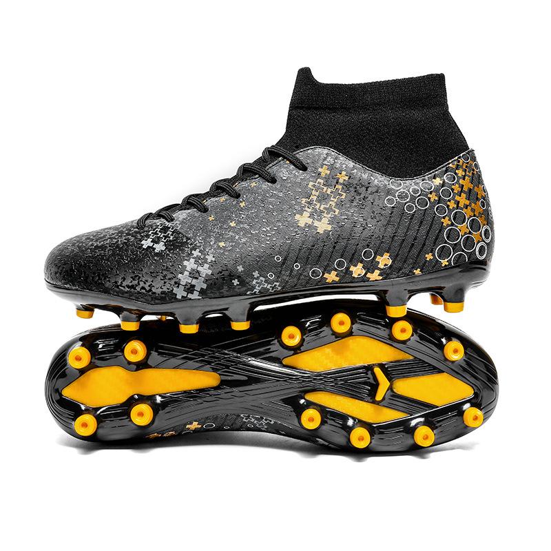 Football Shoes Men's High Top Spikes Shredded Nails Teens Students Boys Adult Large Size Training Amazon 2025