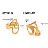 Fashionable Gothic Styles Patchwork Shaped Irregular Rings Convenient for Men and Women Special Gifts Casual Wear