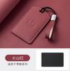 Nappa Leather Car NFC Card Remote Key Cover Case For Leapmotor C10 C11 C16 Protector Holder Shell Auto Kychain Accessories