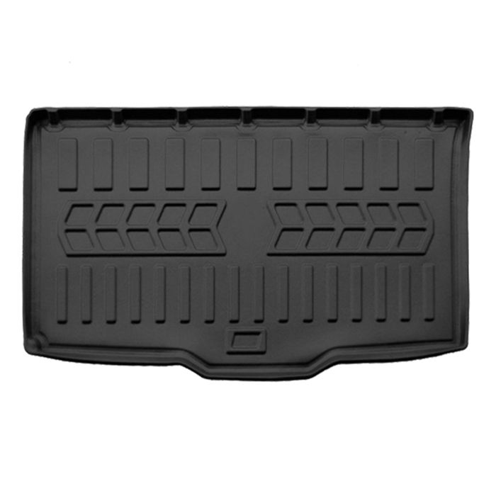 Bac de coffre sur mesure - SCOUTT - Fiat Panda 3 (312/319) 2012-2024 - Antidérapant - TPE haute densité - Bord haut