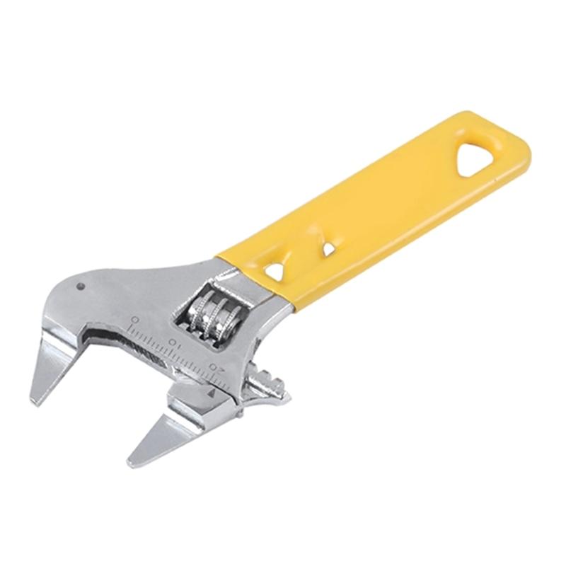 Single Open End Tool Steel Build Spanner Adjustable Wrench Ergonomic Grip For Automotive Repairs for Limited Space