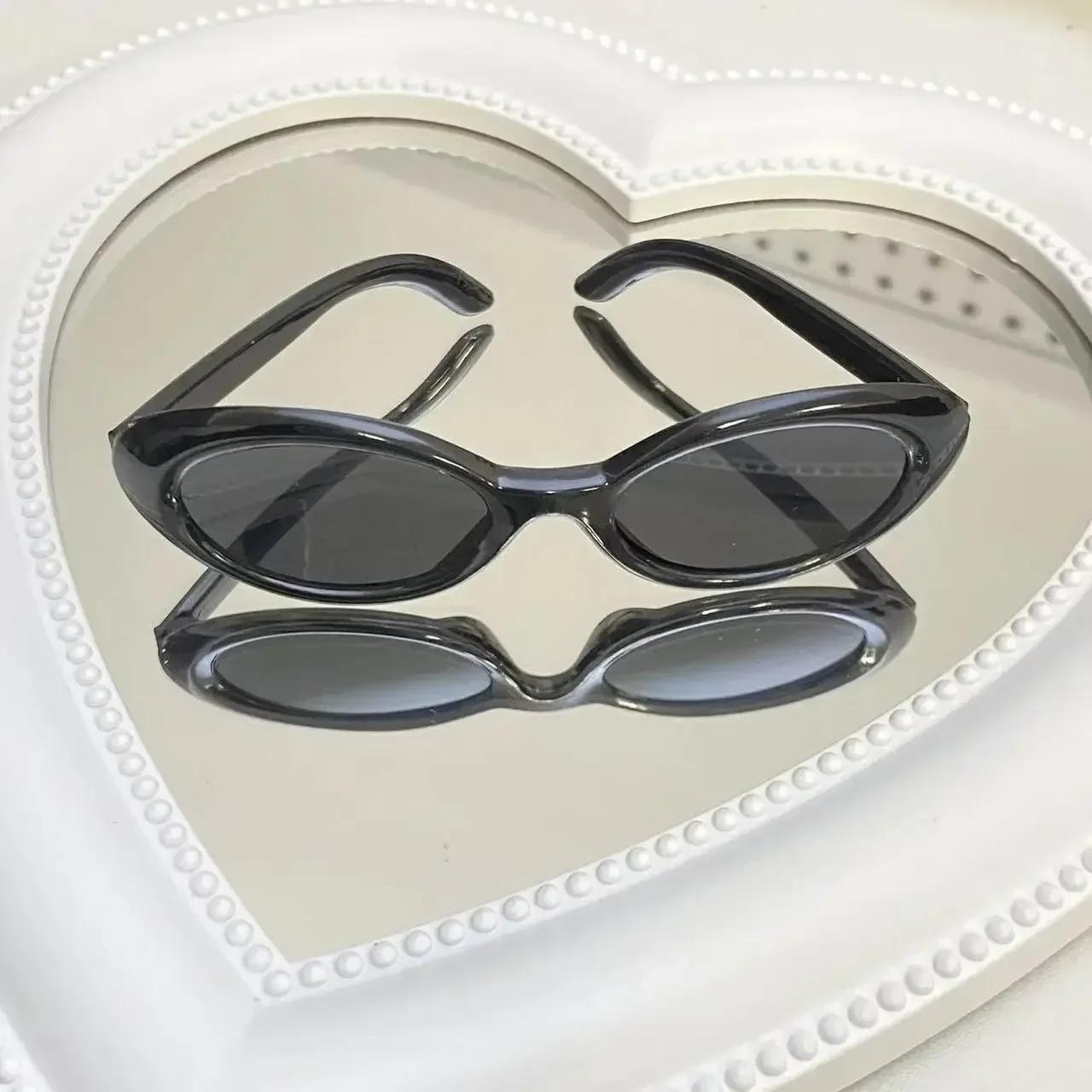 

Только аксессуары 6,5 см Овальные солнцезащитные очки Модные прозрачные пластиковые очки для куклы Labubu MSD SD плюшевой куклы солнцезащитные очки