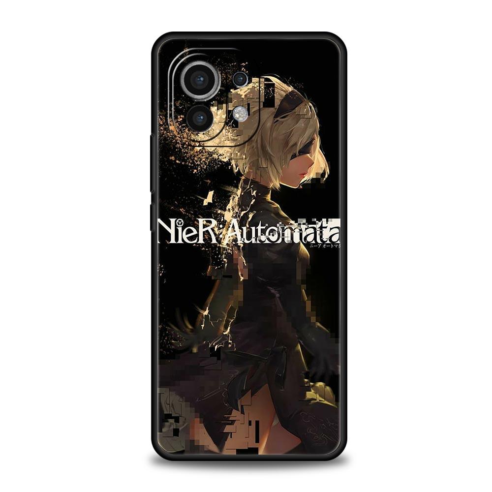 

Чехол для телефона Nier Automata Cartoon для Xiaomi Poco X3 NFC F3 M3 M4 Mi Note 10 12 11 Ultra 11T Pro 10T Lite 5G 9T 11i 11X Xiaomi Poco F3