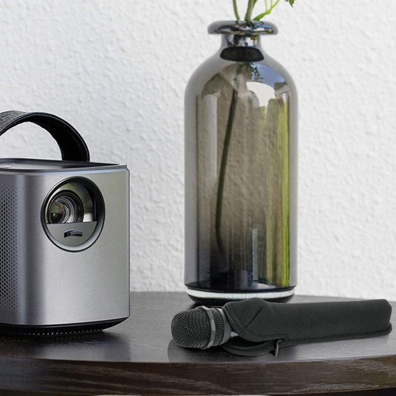 Microphone Carrying Case Inner Holder Pocket Stable Carry Case with Handle Securely Store and Transport Your Microphone