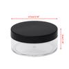50g Plastic Empty Loose Powder Pot With Sieve Cosmetic Jar Makeup Container Box