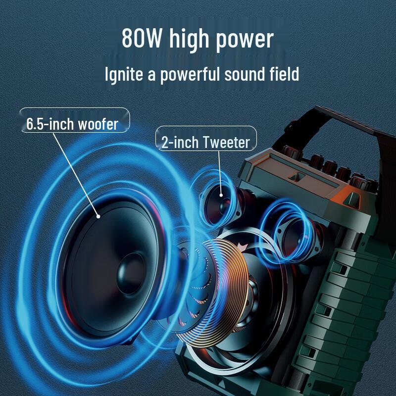 Shidu X3 Portable Karaoke Outdoor Bluetooth Speaker