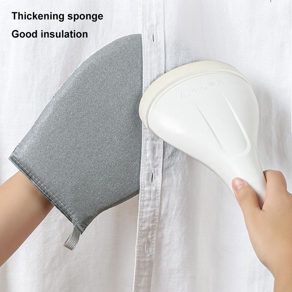 Household Insulated Handheld Ironing Tray Heat Resistant Garment Steamer Mitt Anti Steam Mini Ironing Board for Steaming Clothes