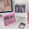 Transparent Tabletop Photo Frame Love Heart Card Display Rack Photo Album Home Decor