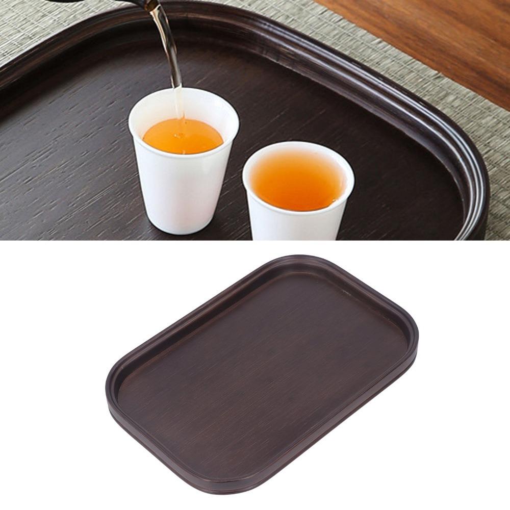 Rectangle Shape Bamboo Serving Tray 13.4 X 9.1 X 1in Bamboo Decorative Tray Fruit Tray Home Decor