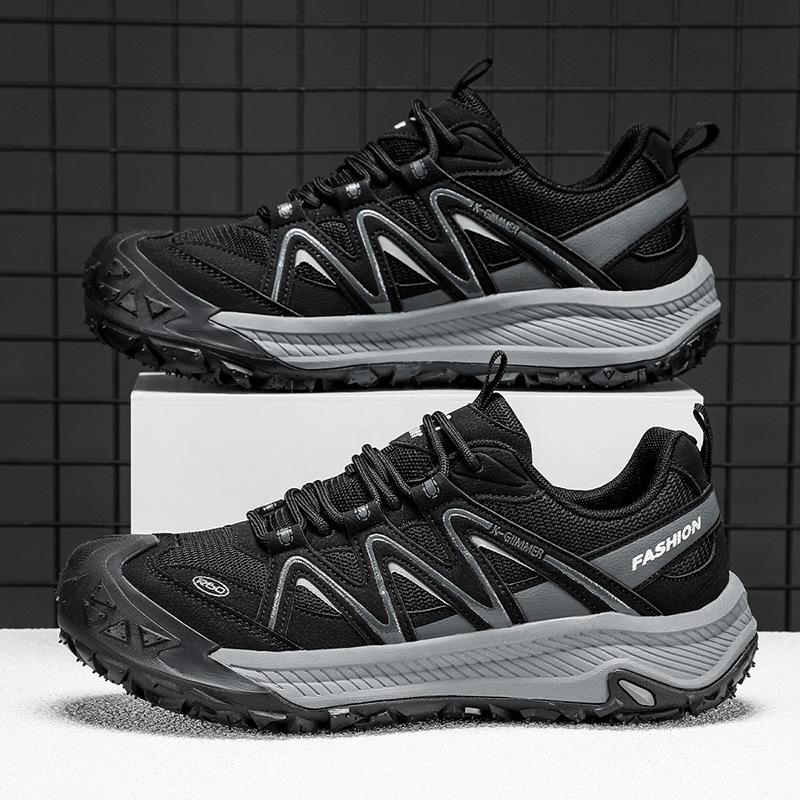 

High quality men s shoes mountaineering hiking shoes men s lightweight breathable trend urban outdoor mesh casual sports shoes 44