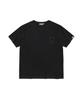WACKY WILLY Denim-Like Short Sleeve T-Shirt Black
