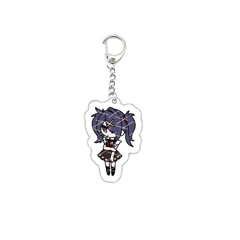Acrylic Needy Girl Overdose Game Keychain Pendant Keyring Needy Girl Overdose Key Chain Key Ring for Accessories Bag Fans Gift