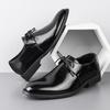 Fashion New Men's Solid-Color Belt Casual Shoe Are Comfortable And Classic Business Office Fair Dress Shoe Are Fashionable Wedding Shoes
