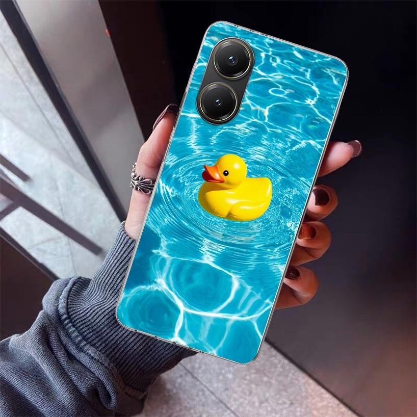 Rubber Ducks Swimming Pool Phone Case For Xiaomi Poco X5 X6 X7 Pro F7 Ultra M7 Redmi 15C 15 13C 13 12C 12 10 10C 10A 9 9C 9T 9A