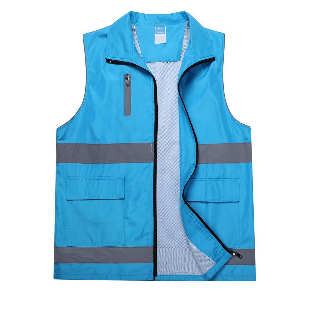 Custom Printed Reflective Volunteer Vest for Events and Construction Safety