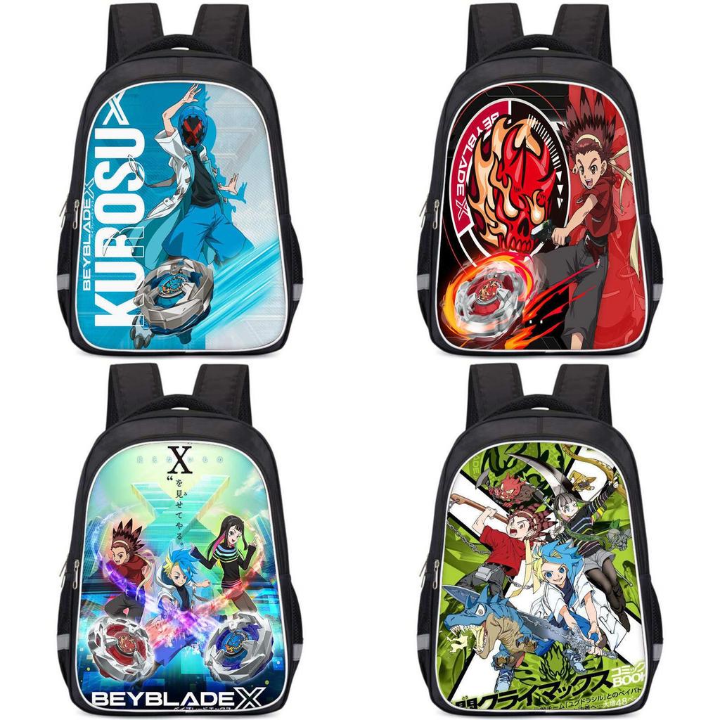 Beyblade X Large Capacity Backpack Lightweight Oxford Bag For School Essentials