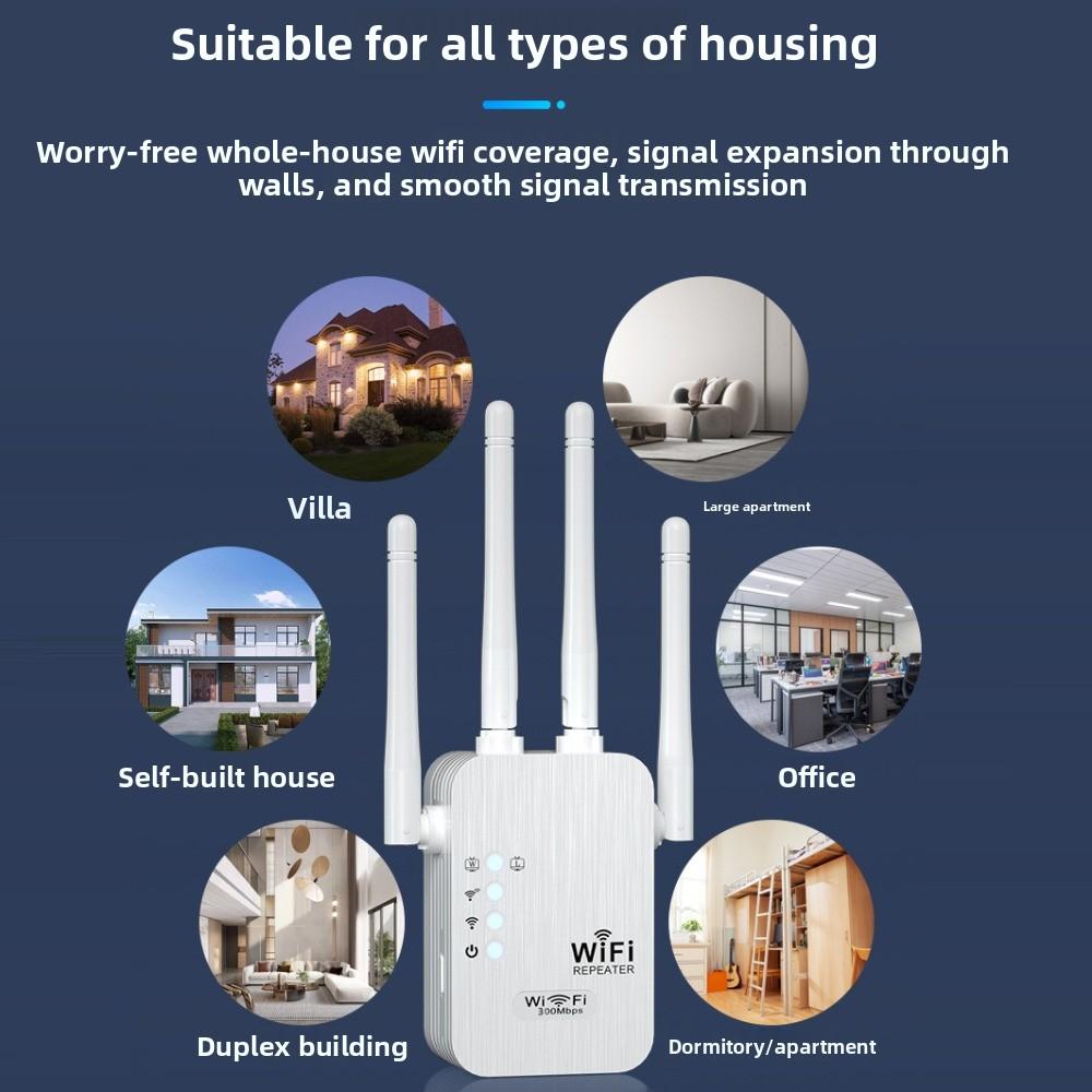 2.4 GHz Wi-Fi Signal Amplifier Router WIFI Repeater Wireless WiFi WiFi Amplifier Laptop