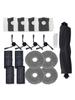 MOPACLEANER Part Set Filters Side Brushes Dust Bags for MOVA Vacuum