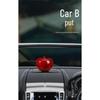 Safe & Sound Apple Red Sandalwood and Golden Silk Nan Wood Carving Ornament – Christmas Gift with Safe Gift Box