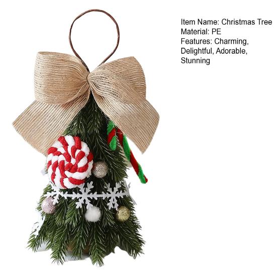 Christmas Tree Decoration Small Artificial Pine Tree Hanging Ornaments