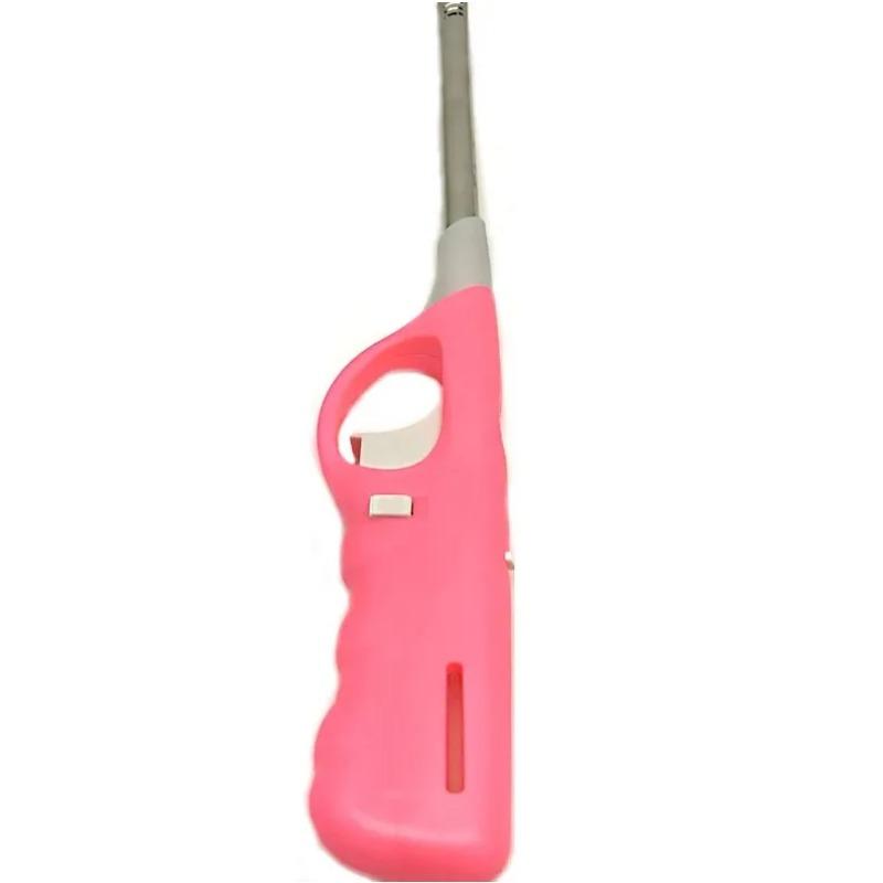 Butanlighter Påfyllbar Flerbruks for Kjøkken Peis Pilotlys Grillovn Plast Stearinlys Tennere Farge Tilfeldig