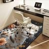 Cheetah Theme Chair Mat: Office Carpet Oversized Rug for Home Decor, Sofa Mat, Desk Protector, Gift Idea for Any Room
