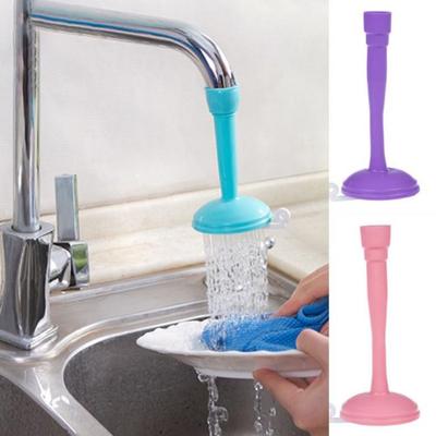 Silicone Faucet Sprayers High Pressure 360 Rotation Faucet Extender Water Saving Adjustable Tap Filter Nozzle Kitchen