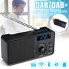 DC 5 V Portable DAB+FM Wireless Digital Radio Player Receiver Handheld Bluetooth Music Stereo Radio Speaker AUX LCD Alarm Clock