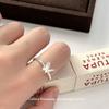 Mori-style Elegant Silver Butterfly Bracelet Ring: Unique, Versatile, and Fashionable Women's Jewelry