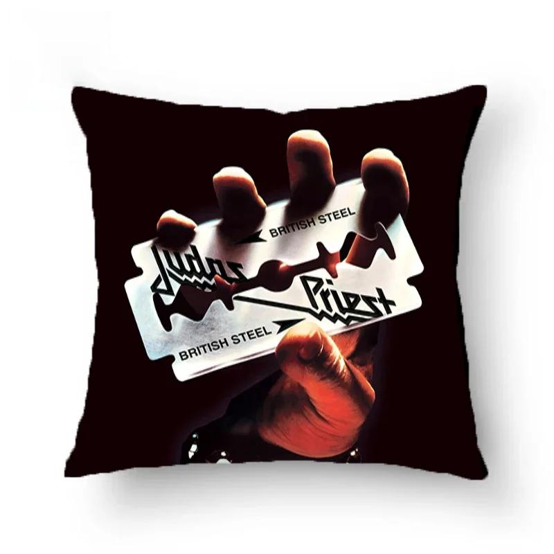 Judas-Priest Kissenbezüge Dekorative Sofakissen Beidseitig bedruckter Kissenbezug 45*45 Kissenbezug Kissenhüllen Zuhause
