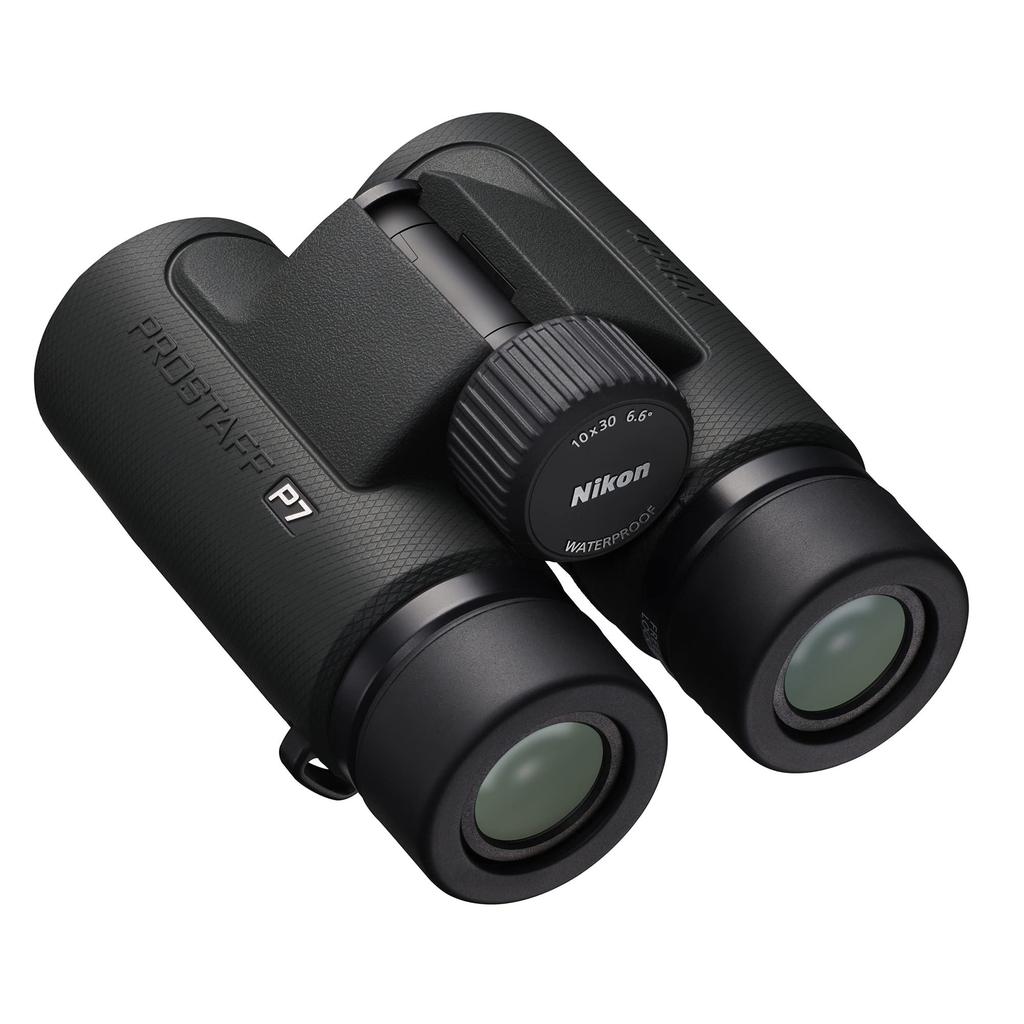Nikon Prostaff P7 10X30 Binocular Set with Harness and Lens Pen Cleaning System 3-Piece