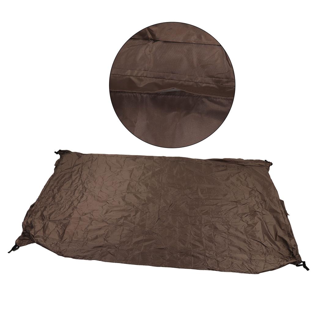 Table Cover Outdoor Waterproof Dustproof Silver Coating Table Tennis Cover for Courtyard Terrace