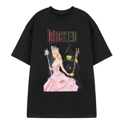 Womens/Ladies Elphaba and Glinda Short-Sleeved T-Shirt