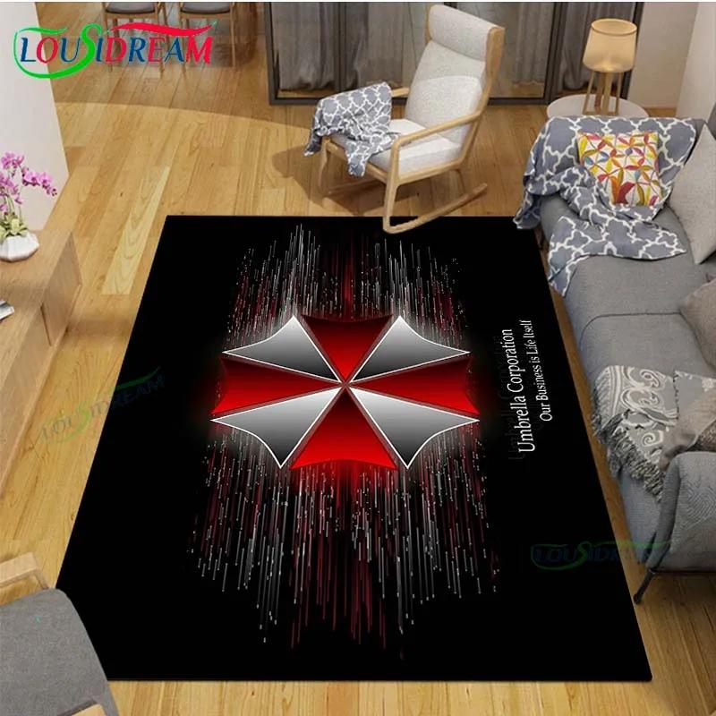 2025 Fashion 3D Movie R-Resident Evil Printed  Carpet Living Room Anti-Skid Area Rug Kids Bedroom Mats Yoga Mat Carpet Decor