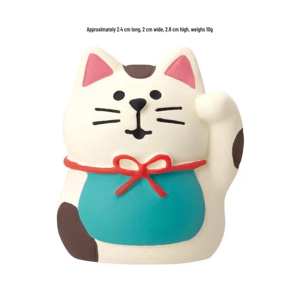 Lucky Cat Feng Shui Ornament for Home, Office, Car, or Store Decoration