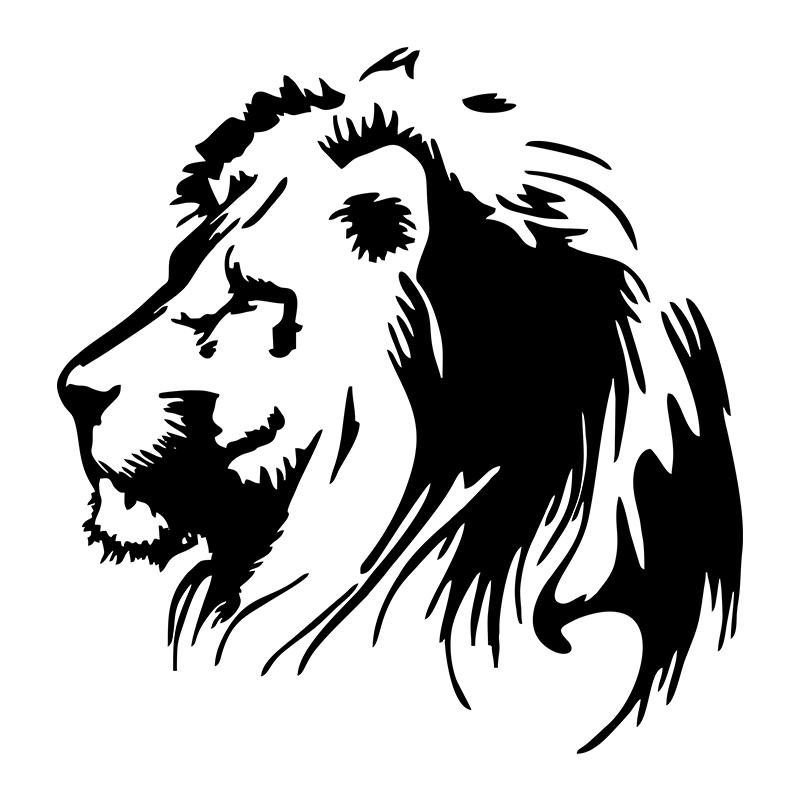 

G107 Aliauto Наклейка на автомобиль с личностью Медитирующий лев Автомобили Мотоциклы Аксессуары Виниловая наклейка для Peugeot Skoda 16.5cmx17cm