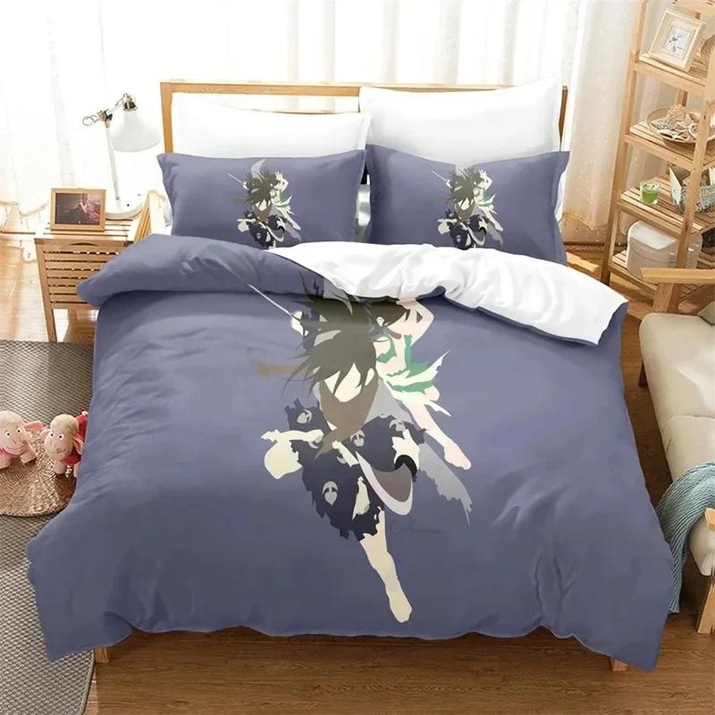3D Print Anime Dororo Bedding Set,Duvet Cover Comforter Bed Set Quilt Cover Pillowcase,King Queen Twin Size Boys Girls Adults