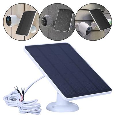 4W 5V Solar Panel Charger for Ring Camera Outdoor Waterproof Solar Charger with 10ft Cable for Doorbell Camera