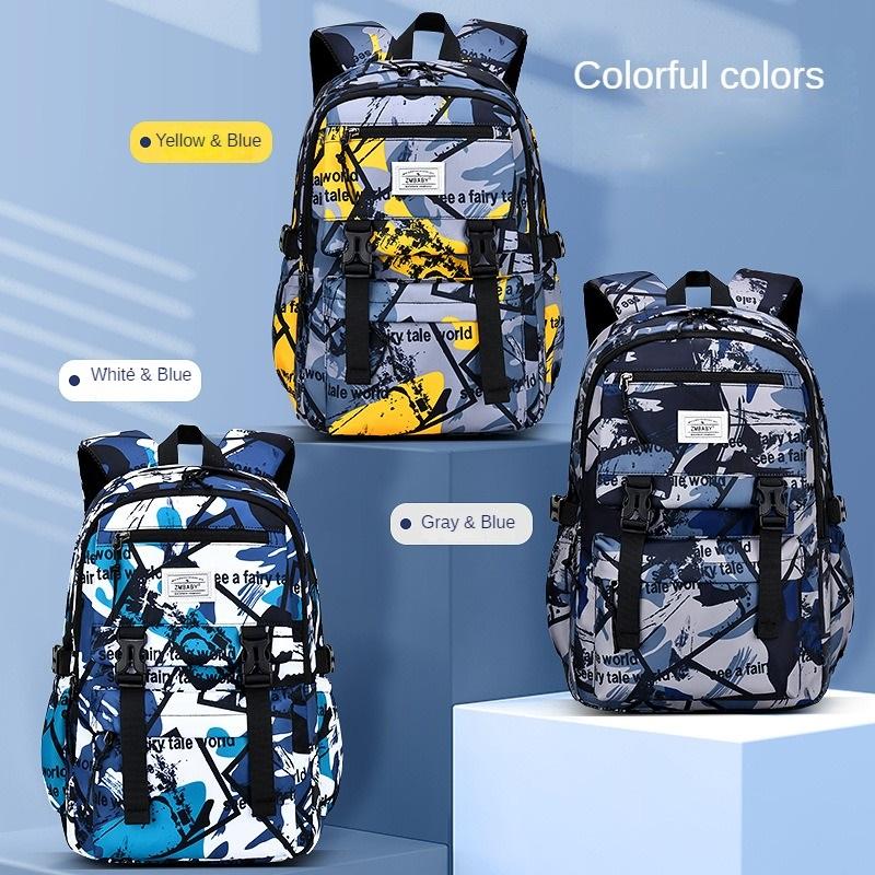 Primary School Camouflage School Bag Children's Light Casual Backpack BLBL5236