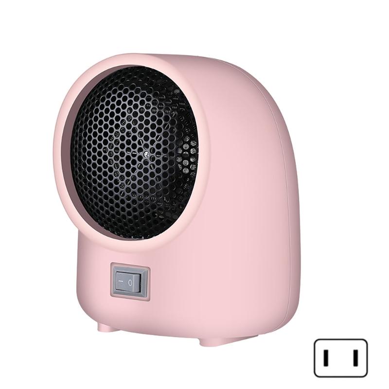 Tichý přenosný topný přístroj 500 W, topidlo do obytných prostor, účinný topný stroj, vhodný pro použití na kancelářském stole a v ložnici