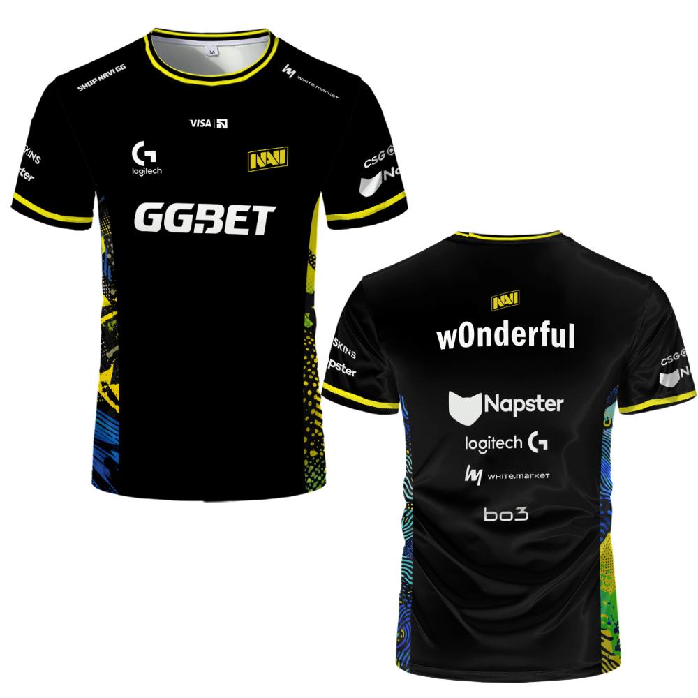 Club de Esports NAVI 26 Camisetas CS2 Major Juego Transpirables de Secado Rápido Camisetas Personalizables para Hombre Mujer Manga Corta Camiseta Regalo para Fan