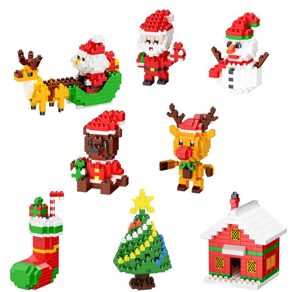 Design Budova , Vánoční téma Ozdoby na budovu, Figurky budov, DIY Dárky do punčochy, Vánoční Novoroční Narozeninové dárky,