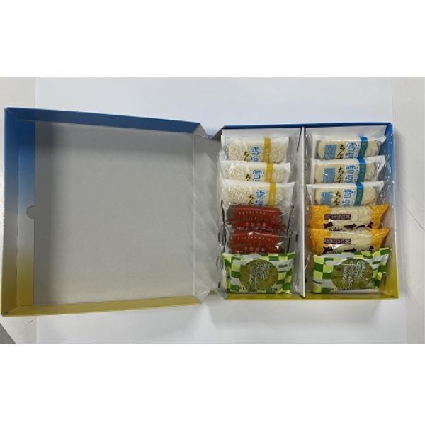 Okinawa Nampudo Sortiment Chinsuko 5 feluri (mic) Wagashi